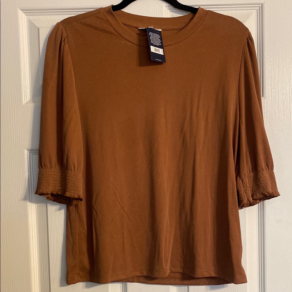 Lucky Brand Brown Short Sleeve Tee
